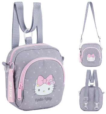 Рюкзак-сумка "Kite" Hello Kitty дитяча 2від. №HK25-2620-1 — купити | Канцелярський Сад