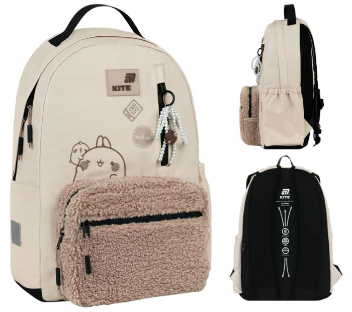 Рюкзак "Kite" Education teens Molang 1від.,5карм. №ML26-949M(10) — купити | Канцелярський Сад