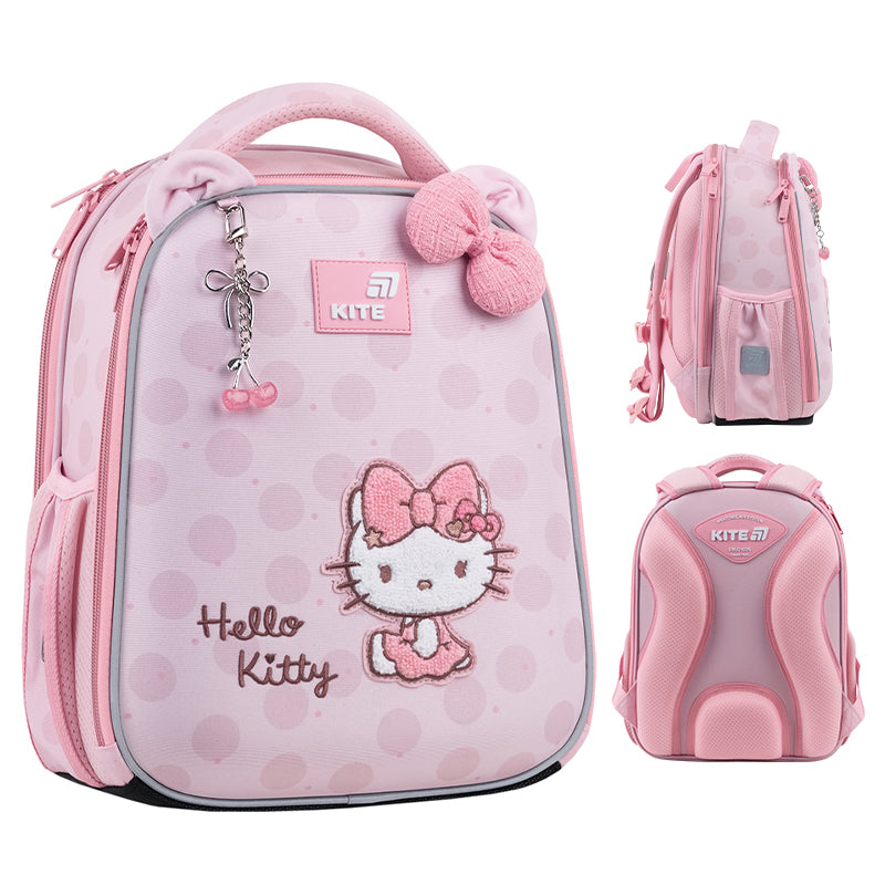 Рюкзак каркасний "Kite" Education Hello Kitty 2від.,2карм. №HK26-555S-2(4) — купити | Канцелярський Сад