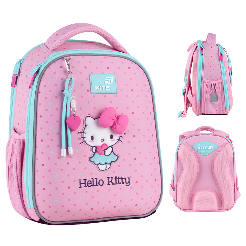 Рюкзак каркасний "Kite" Education Hello Kitty 2від.,2карм. №HK26-555S-1(4) — купити | Канцелярський Сад