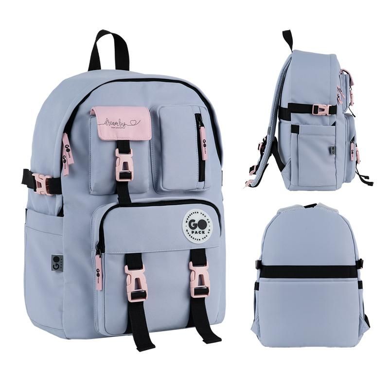 Рюкзак "GoPack" Education Teens 1від.,5карм. сірий №GO26-2500L-1(10) — купити | Канцелярський Сад