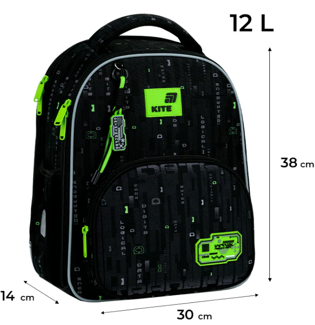 Рюкзак каркасний "Kite" Education Digital 2від.,3карм. №K26-556M-4(4) — фото 3