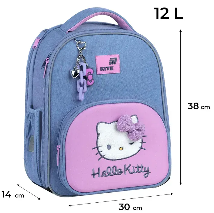 Рюкзак каркасний "Kite" Education Hello Kitty 2від.,3карм. №HK26-556M(4) — фото 3