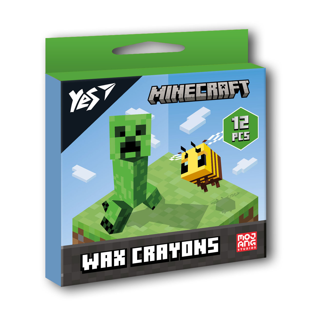 Олівці воск. 12 кольор. "Yes" №590142 Minecraft(30) — фото товару | Канцелярський Сад