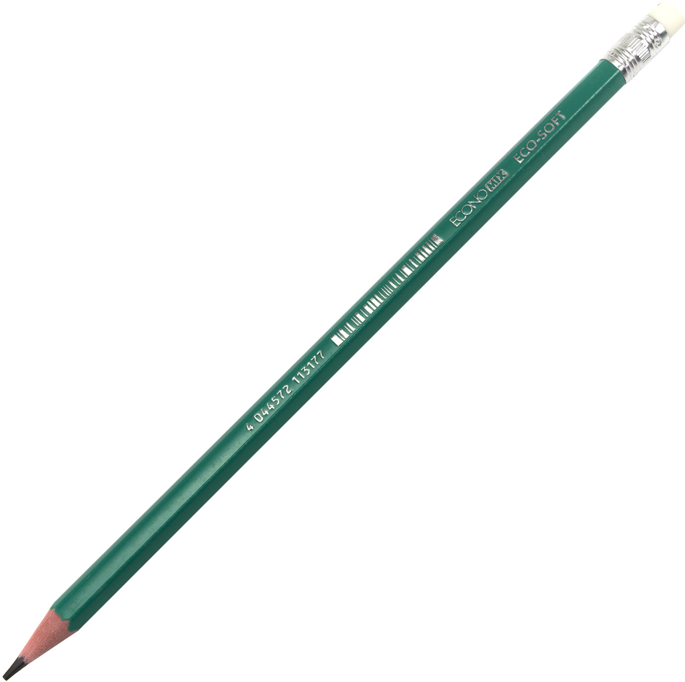 Олівець гр. "Economix" №E11317 Eco-soft HB пласт. з гумкою(12)(144)(2880) — купити | Канцелярський Сад