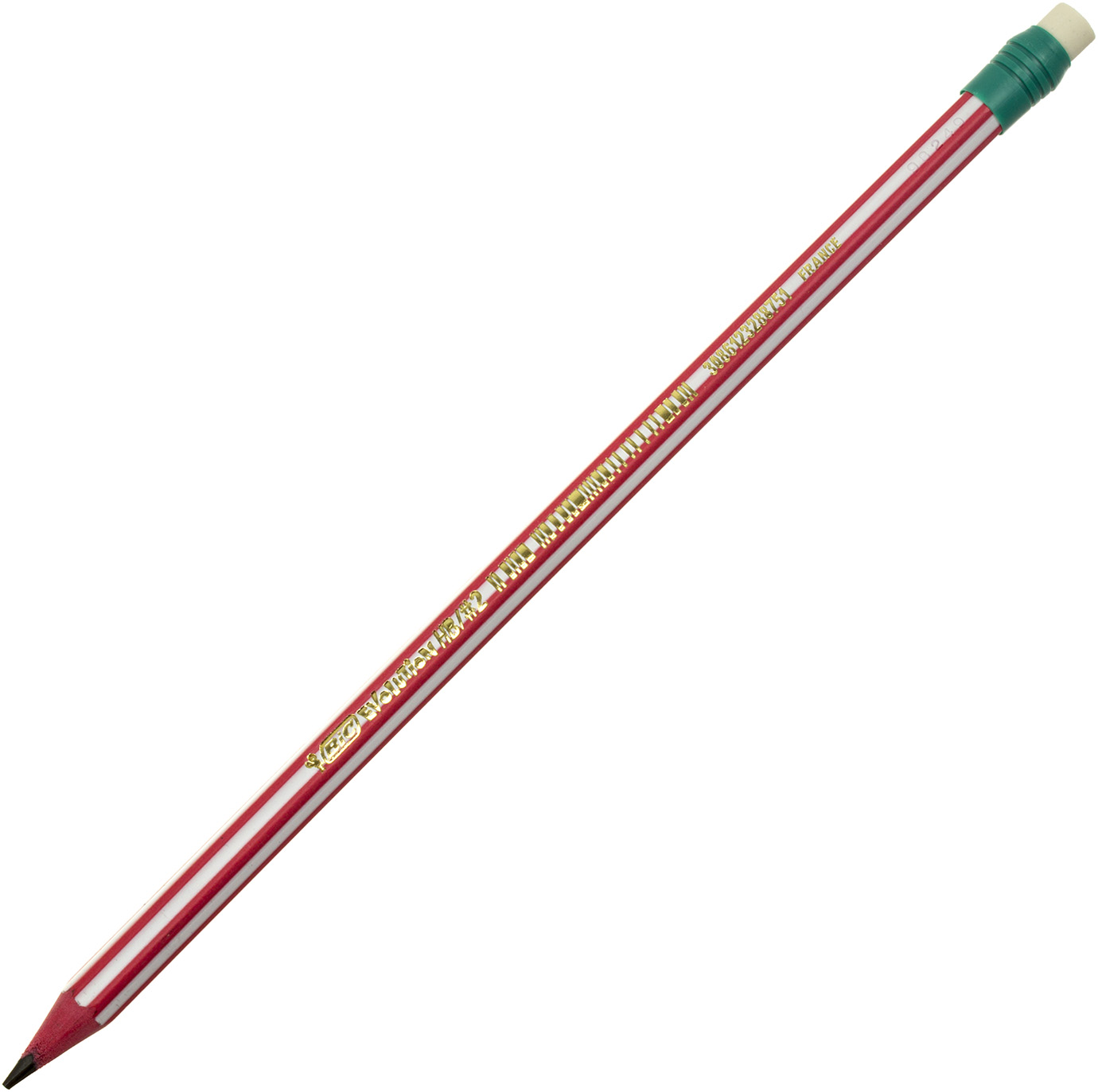 Олівець гр. "Bic" №8960342/646/8189 HB Еволюшн з гумкою(12)(72) — купити | Канцелярський Сад