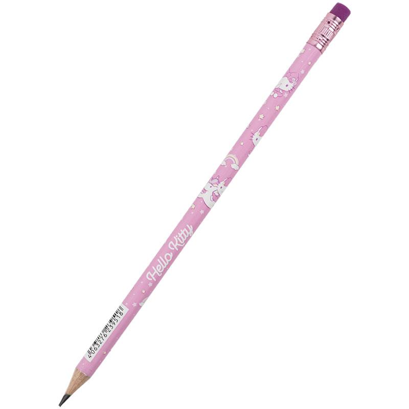 Олівець гр. "Kite" №HK25-056 Hello Kitty з гумкою,в тубі(36)(432) — купити | Канцелярський Сад