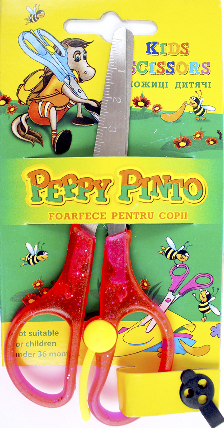 Ножиці дит. "Пегашка/Peppy Pinto" №105/KS105B/KS115B/1155 13 см з пружиною (12)(360) — фото 5
