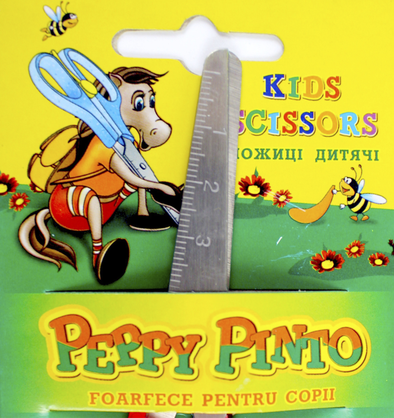 Ножиці дит. "Пегашка/Peppy Pinto" №105/KS105B/KS115B/1155 13 см з пружиною (12)(360) — фото 6