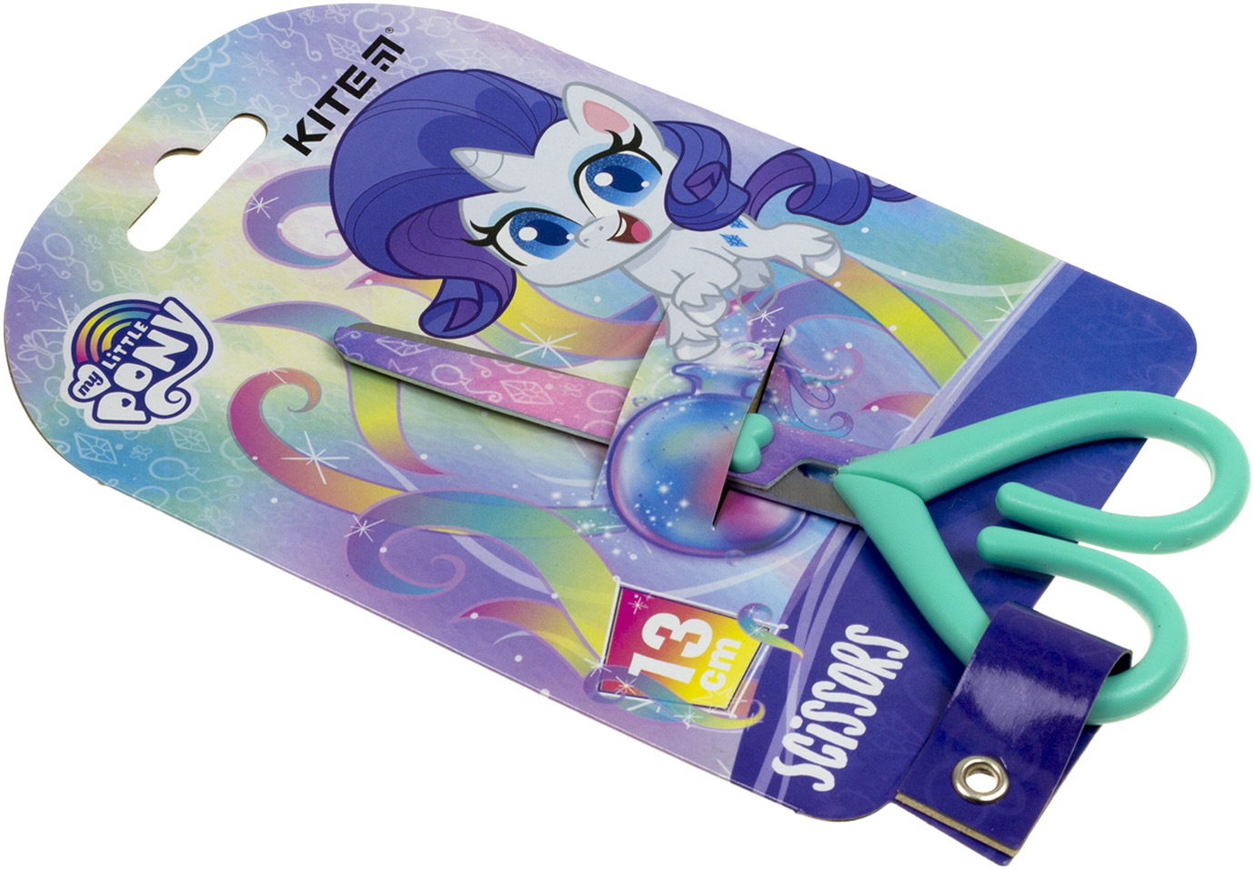 Ножиці дит. "Kite" №LP21-121 Little Pony 13см з мал. на лезі, зелені(12)(240) — купити | Канцелярський Сад