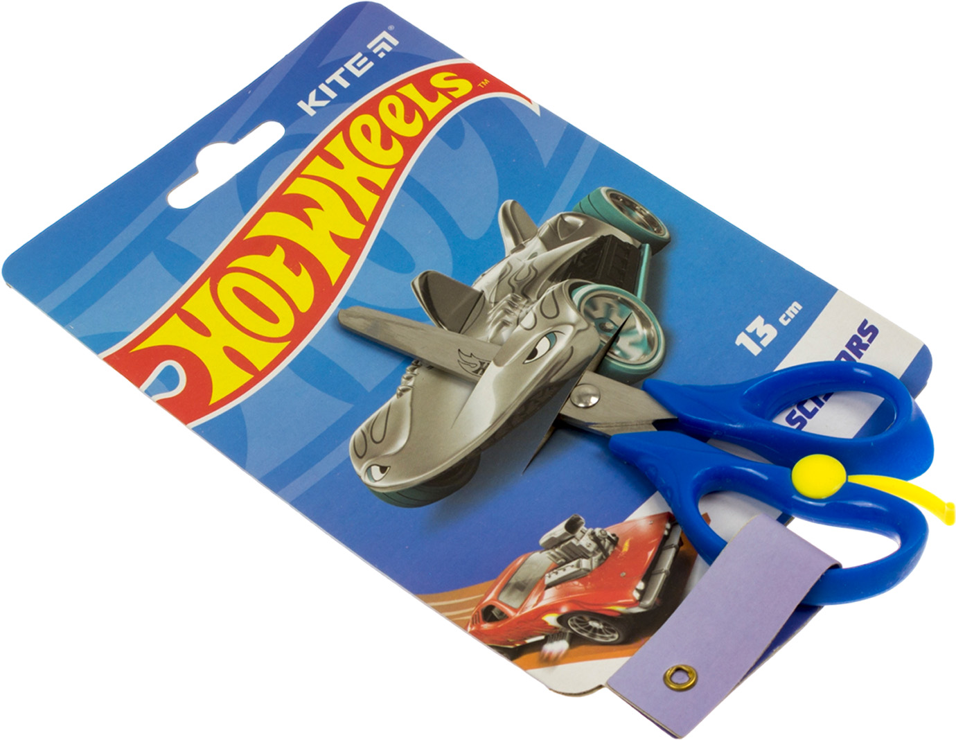 Ножиці дит. "Kite" №HW23-129 Hot Wheels 13см з пружиною(24) — купити | Канцелярський Сад