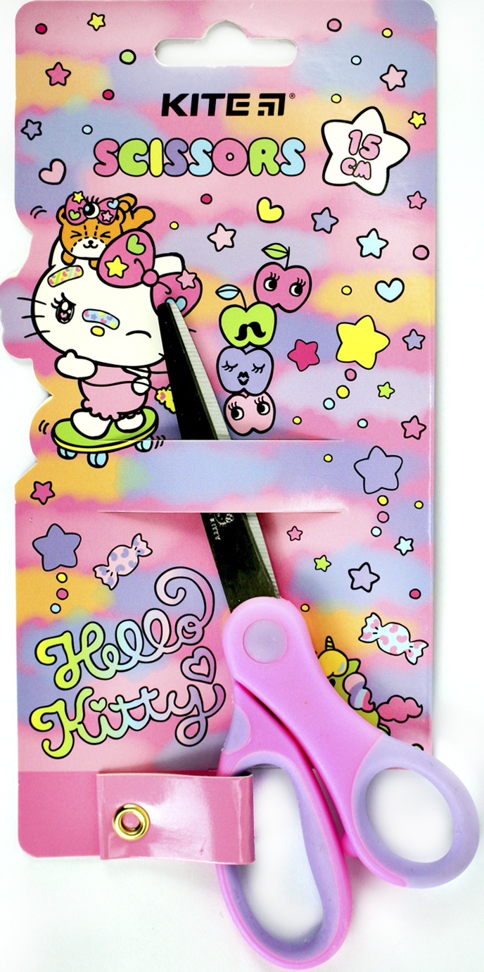 Ножиці дит. "Kite" №HK24-126 Hello Kitty 15см(12)(240) — купити | Канцелярський Сад