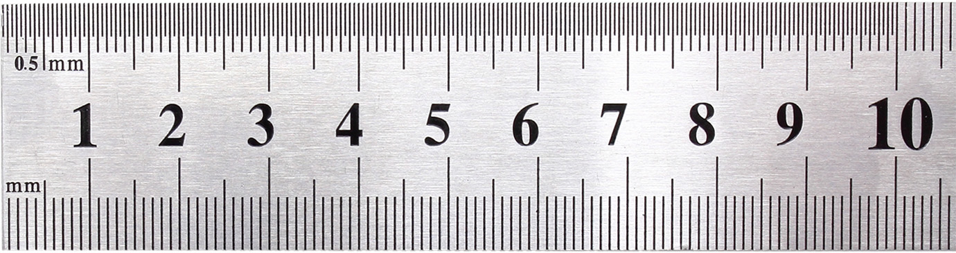 Лінійка метал. 1м "Axent" №7710-А(50) — фото 4