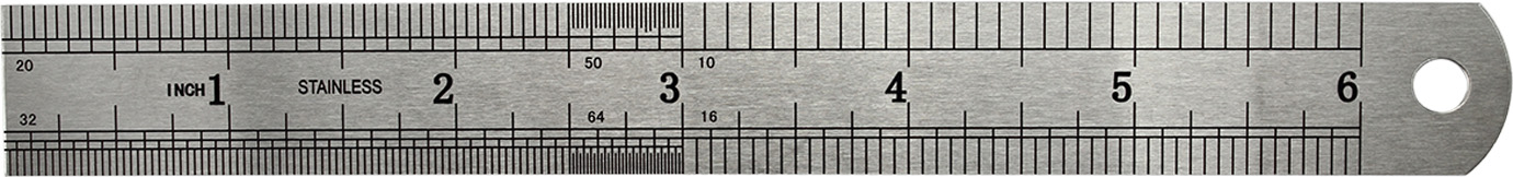 Лінійка метал. 15см "Axent" №7715-А(12)(50) — фото 3