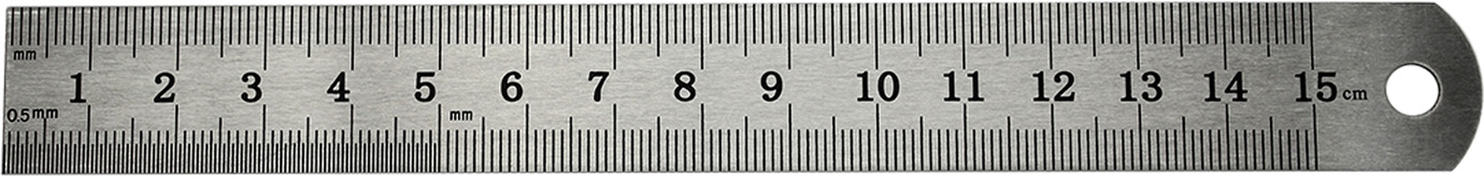 Лінійка метал. 15см "Axent" №7715-А(12)(50) — фото товару | Канцелярський Сад