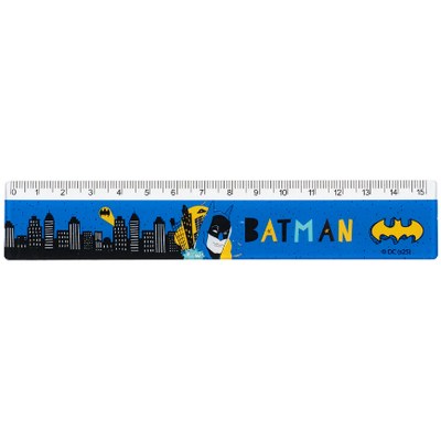 Лінійка пласт. 15см "Kite" №DC25-090 DC Batman(100) — фото товару | Канцелярський Сад