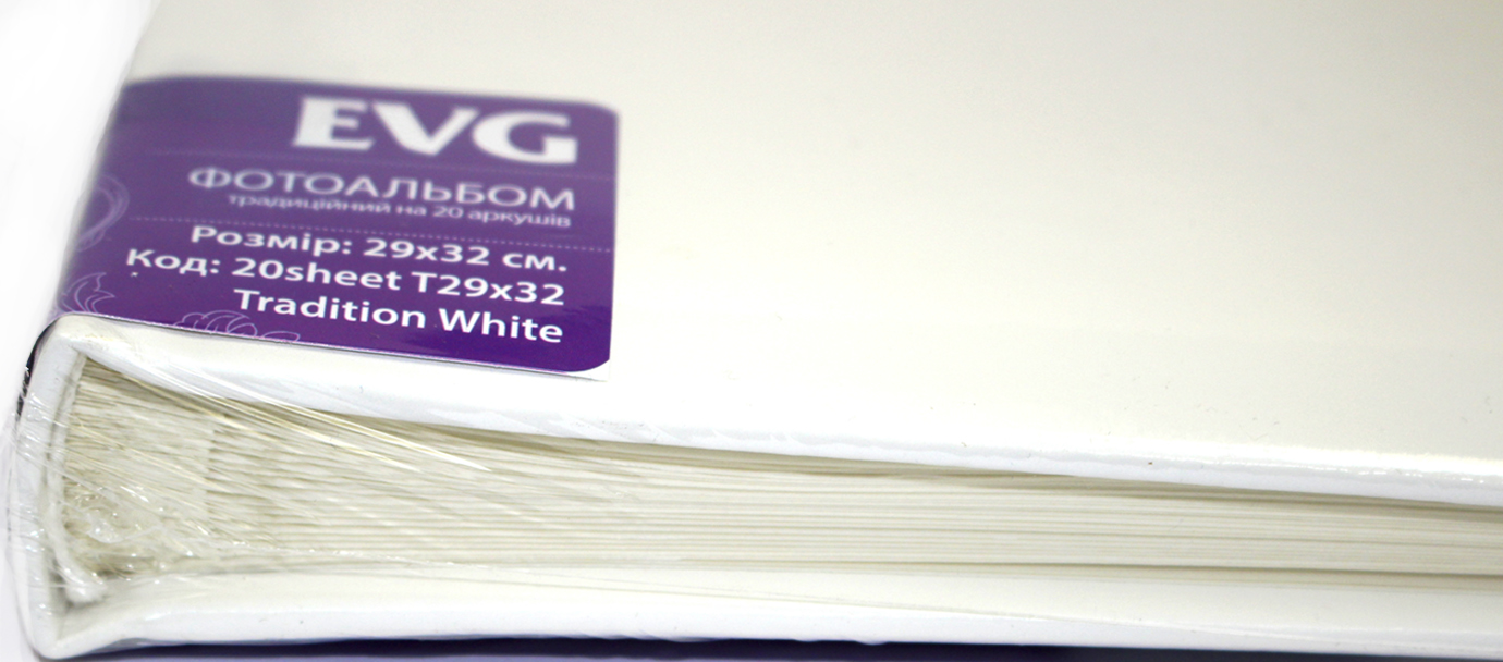 Фотоальбом "EVG" 20sheet T29х32 Tradition White — фото 8