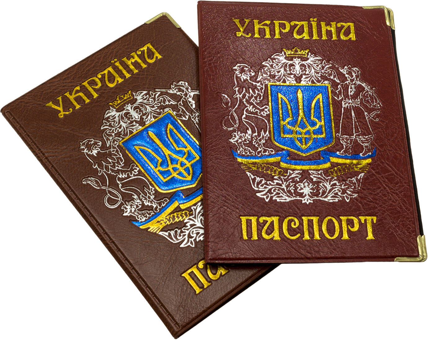 Обклад. на Паспорт України "Козак"шкірзам. №130-Па(10) — фото 4