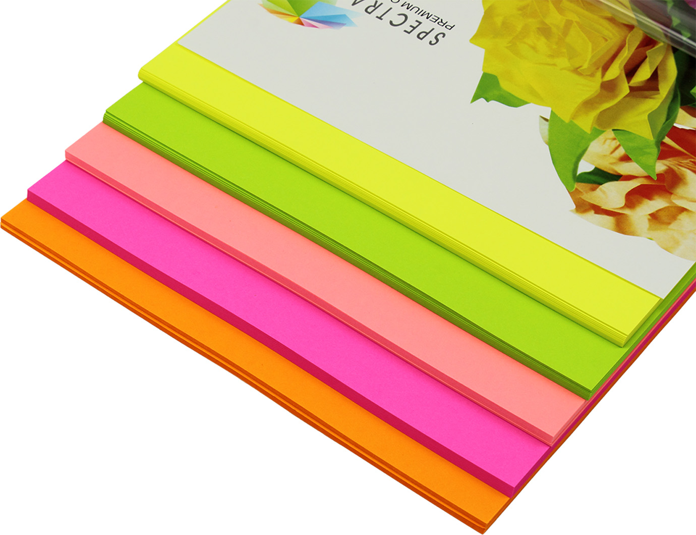 Папір кольор. А4 75г/м неон 5х50 Spectra Color-Rainbow Pack Cyber IT 82 "O"(250шт)(10) — фото 3