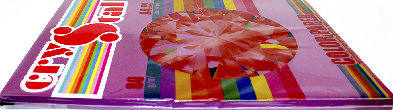 Папір кольор. А4 80г/м темн. Crystal Color Paper Raspberry 44A (т.-малиновий)(100) — фото 5