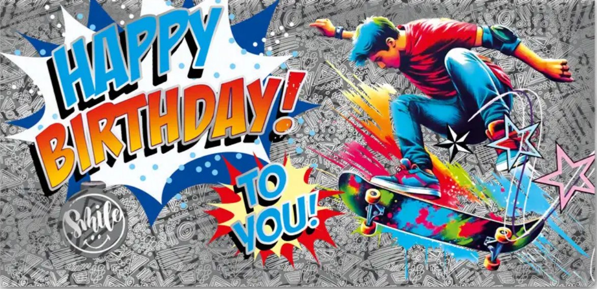 Конверт для грошей "Happy birthday" (підлітк.) №2829/Фоліо/(25) — фото товару | Канцелярський Сад