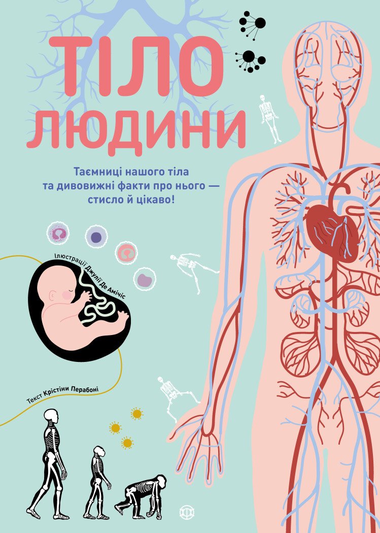 Книжка А5 "Тіло людини" №7029/Vivat/(20) — купити | Канцелярський Сад