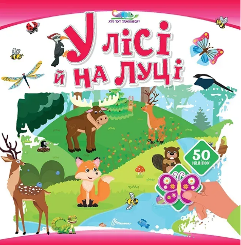 Книжка В5 "Хто тут заховався : У лісі й на луці"/Талант/(24) — купити | Канцелярський Сад