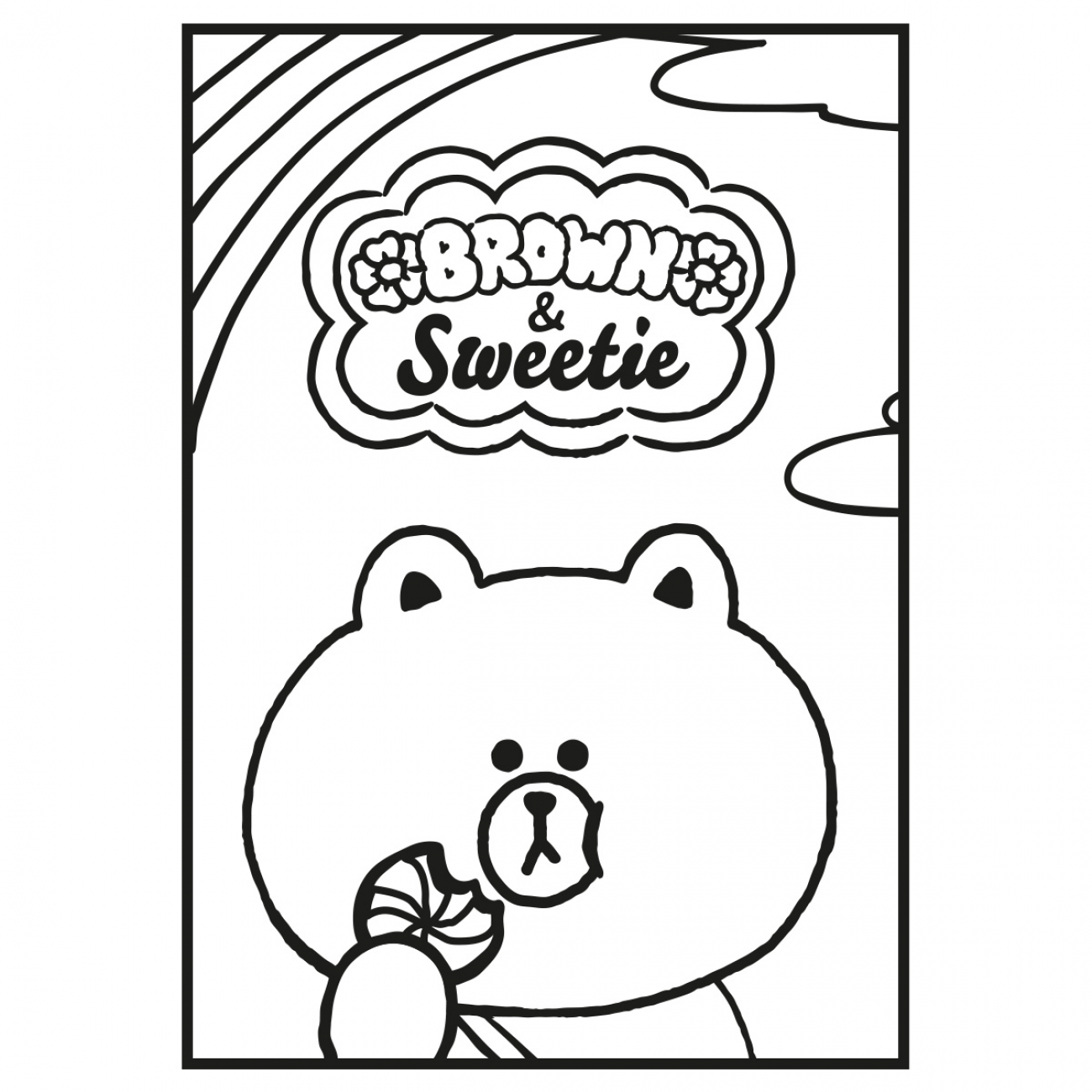 Розмальовка А4 "Line Friends" 12стор. №743220/Yes/(100) — фото 4