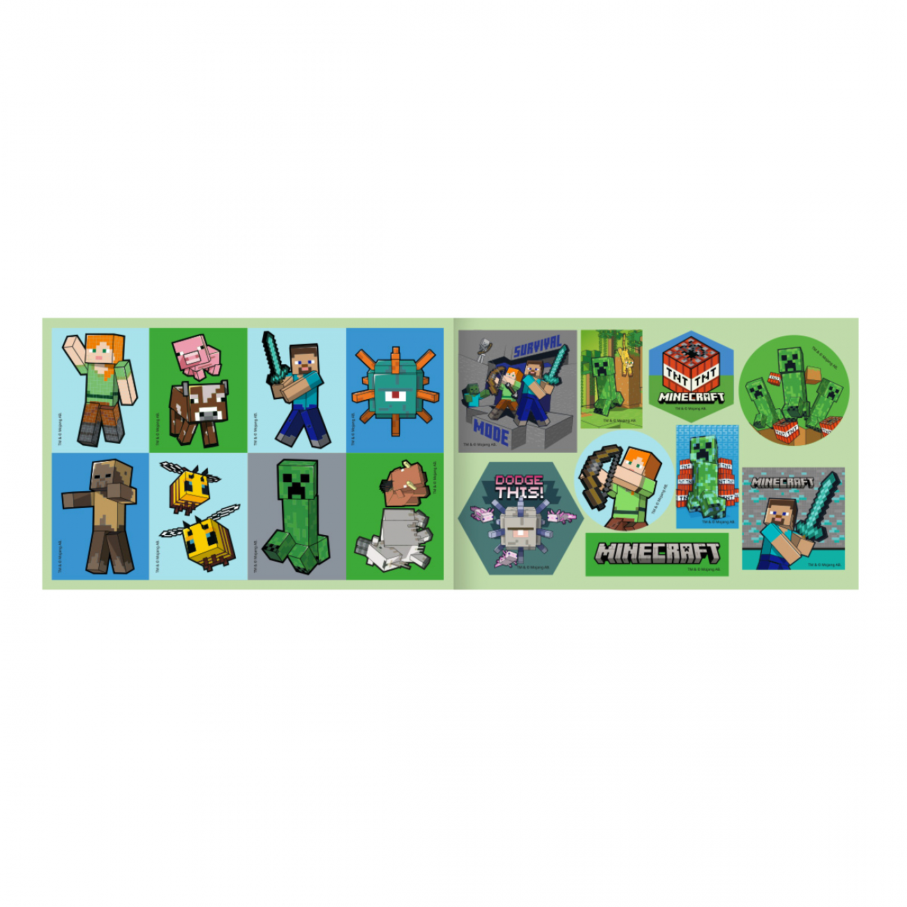 Розмальовка А4 "Minecraft" 12стор. з наліпками та завданнями №743222/Yes/(100) — фото 5