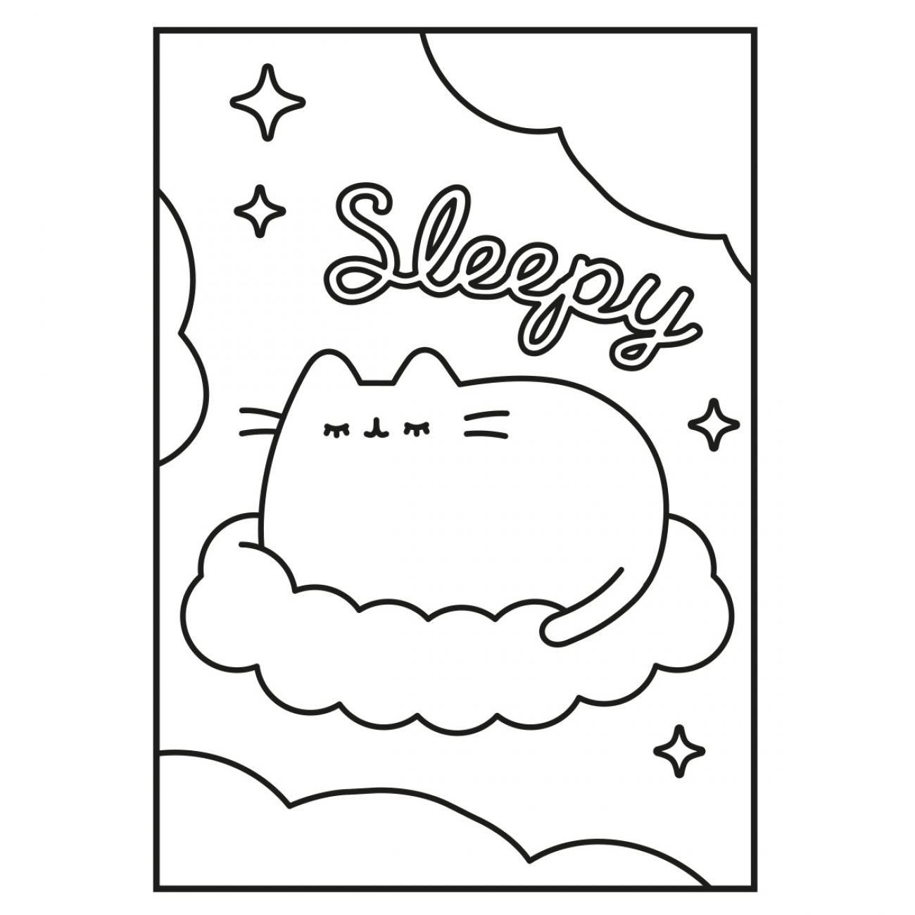 Розмальовка А4 "Pusheen" 12стор. з наліпками та завданнями №743223/Yes/(100) — фото 4