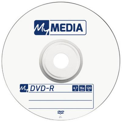 DVD-R MyMedia 16х 4.7Gb matt silver bulk(50)(300) №2003/2015 — купити | Канцелярський Сад