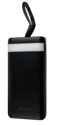 УМБ "Idragon" Power Bank 20000mAh 2A black №KP-20/Breidon/ — купити | Канцелярський Сад