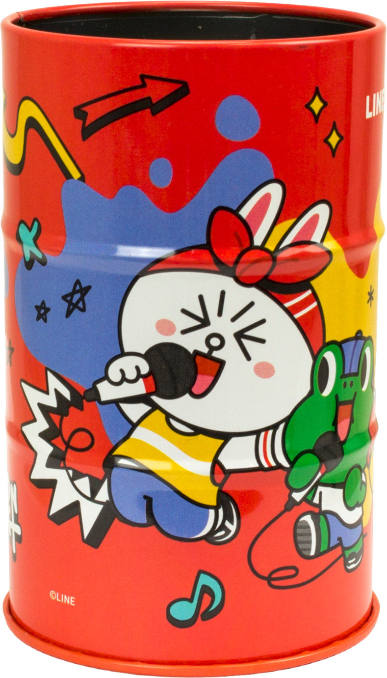 Стакан для ручок метал. "Yes" №470504 "Line friends"(50) — фото 4