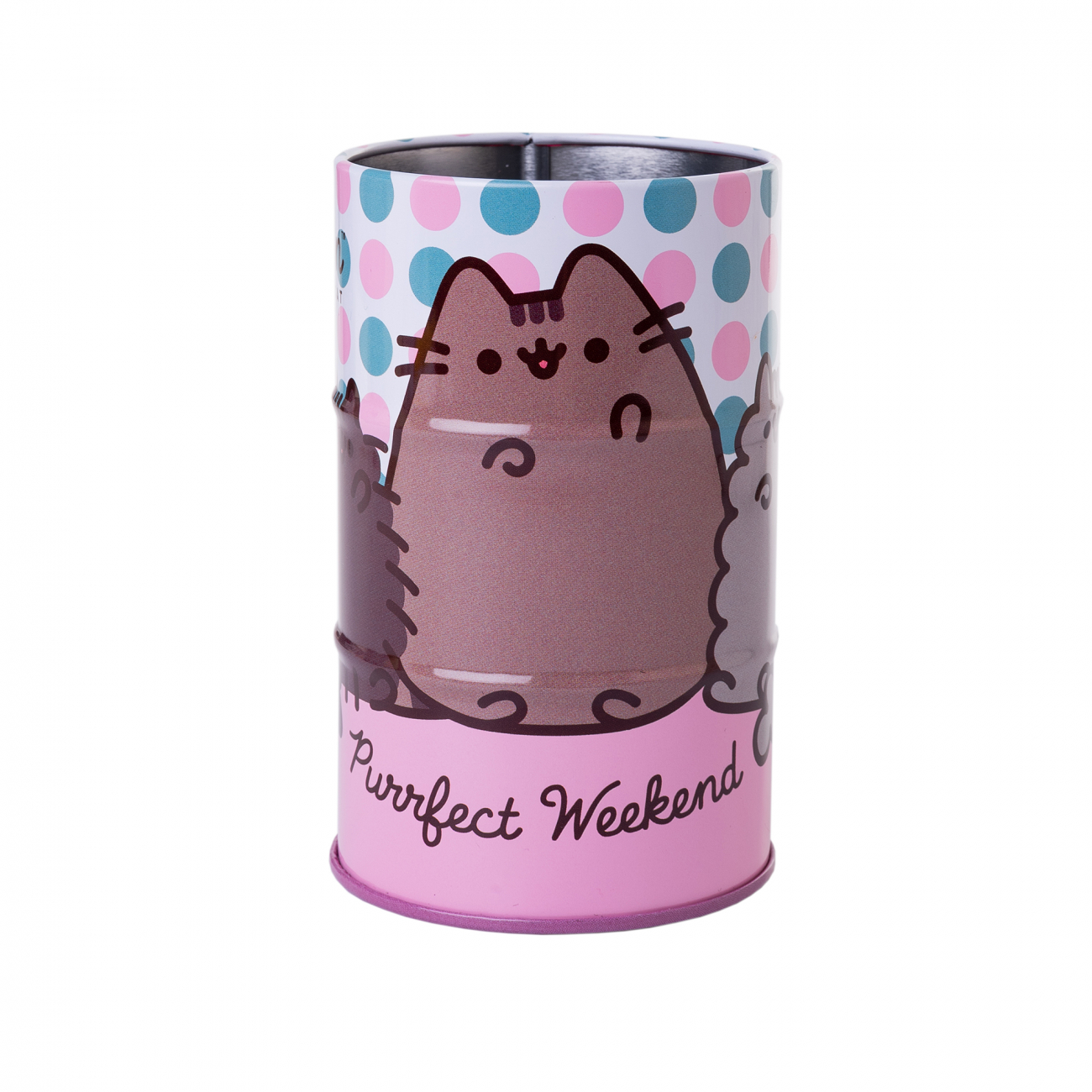 Стакан-підставка метал. "Yes" №708099 "Pusheen" бочка(50) — фото товару | Канцелярський Сад