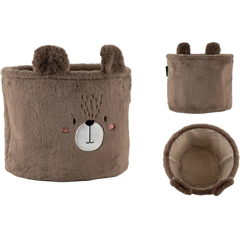 Кошик для зберігання плюшевий "Kite" №K24-3100M-3 Sweet Bear 30х25см(12) — купити | Канцелярський Сад