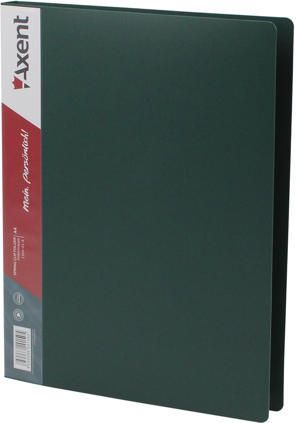 Папка-вуса "Axent" №1304-05 А4 зелена(1)(40)(60) — купити | Канцелярський Сад