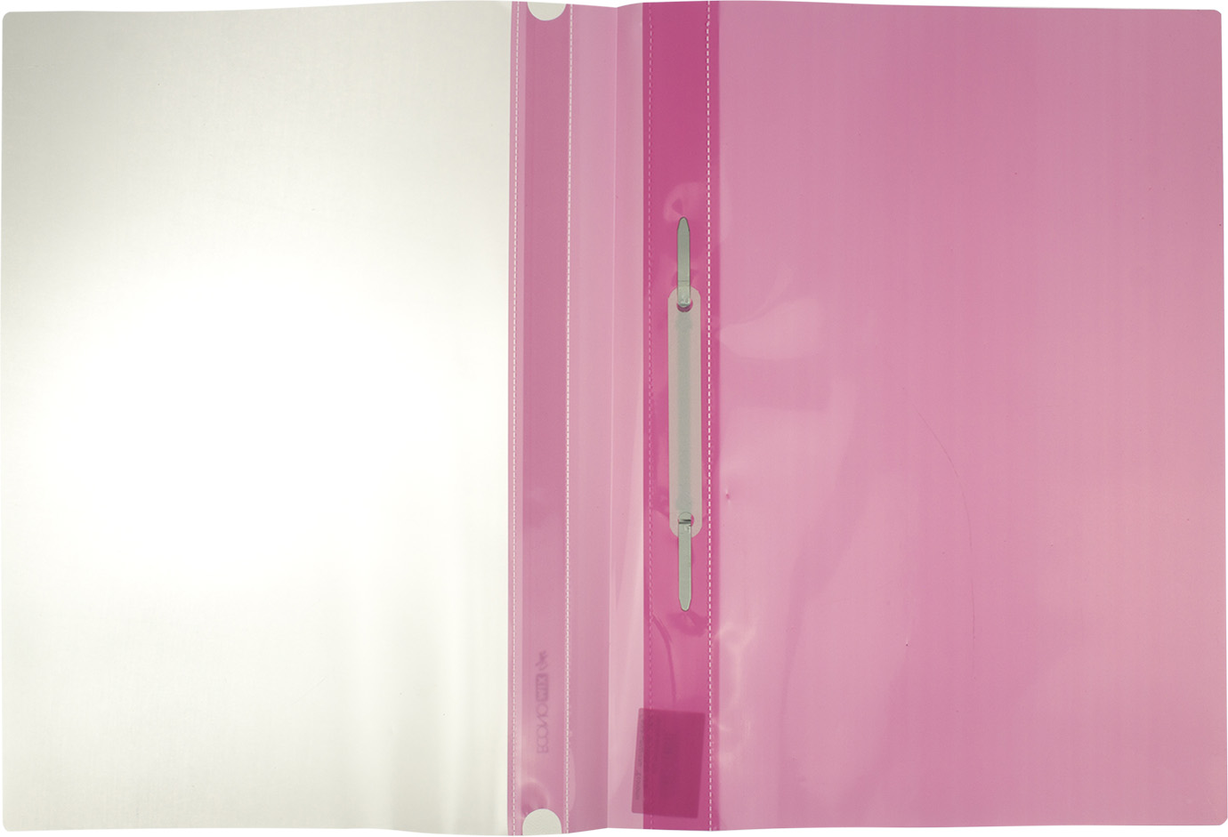 Папка-швидкозш. "Economix Light" №F38503-09 А4 з прозор.верхом,без перфор.,апельс.,рожев. — фото 3