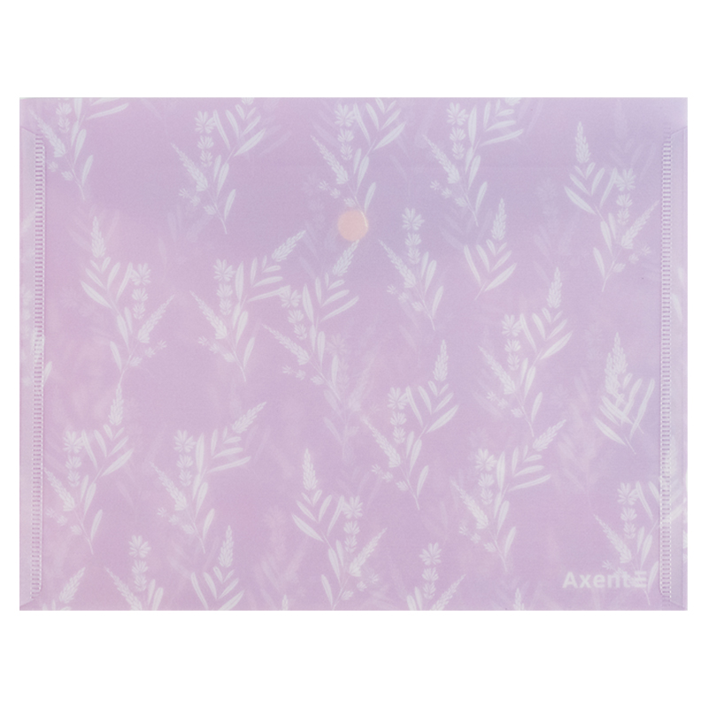 Папка-конверт "Axent" №1496-38-А А5+ Lavender-3 на кнопці(12) — фото 3