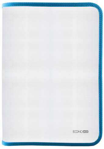 Папка "Economix" №E31644-11 А4 пласт. на блиск. (блакитна)(30) — купити | Канцелярський Сад