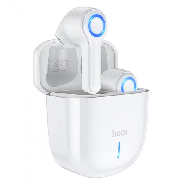 Навушники вакуумні HOCO ES45 TWS V5.0 BTсенсорні white+мікрофон — купити | Канцелярський Сад