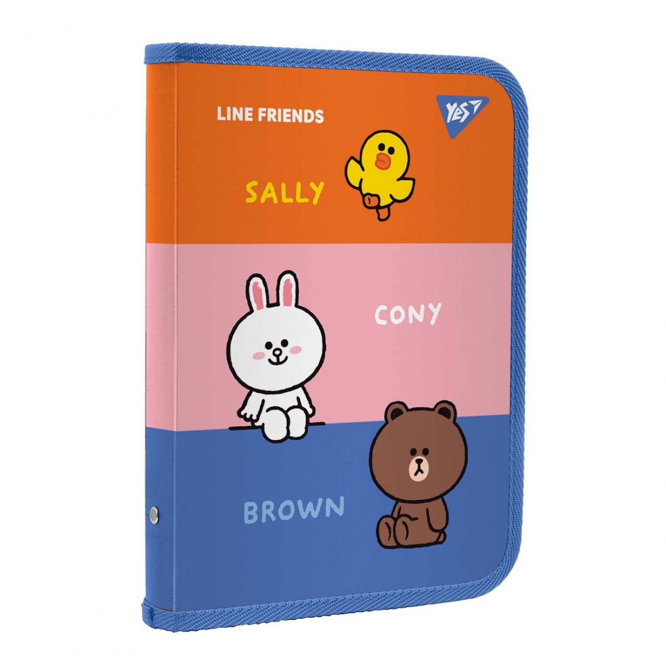 Папка для зош. В5 "Yes" №492155 "Line Friends" на блиск. пласт.(12)(96) — фото товару | Канцелярський Сад