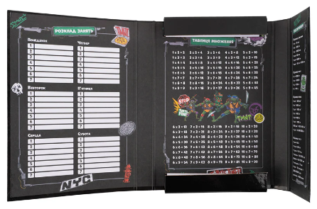 Папка для зош. В5 "Kite" №NT25-210 Ninja Turtles на рез. картон(10)(40) — фото 3