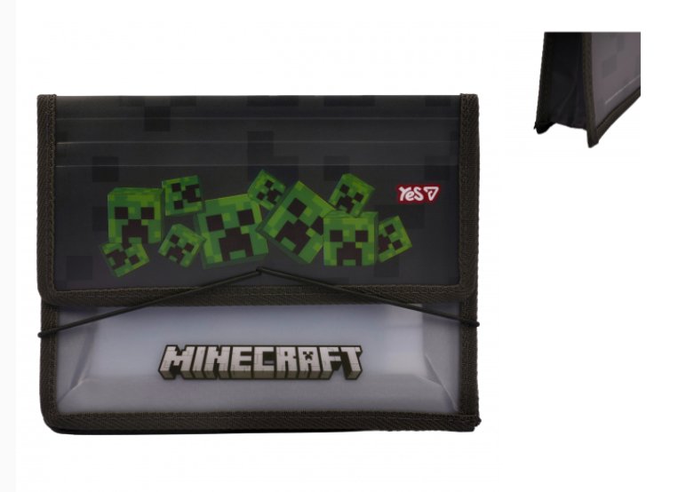 Папка для зош. В5 "Yes" №492360 "Minecraft.Creepers" на рез. пласт.(24)(96) — фото товару | Канцелярський Сад
