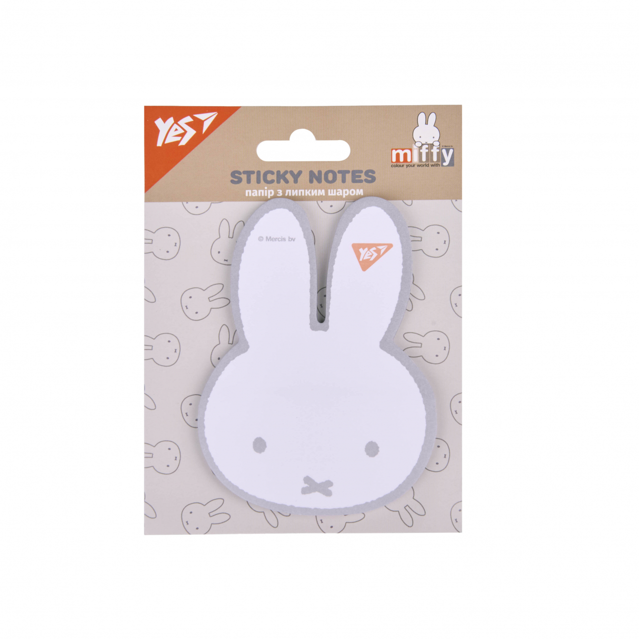 Блок/зам. липк. краєм фігурний 40арк. "Yes" Miffy №170436(12) — фото товару | Канцелярський Сад
