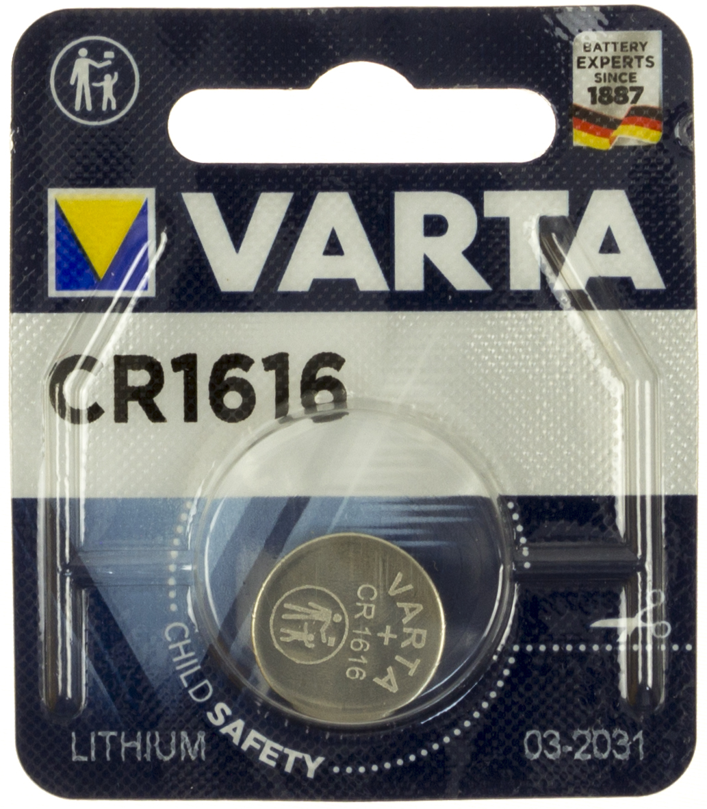 Батарейка Varta CR1616/1bl(10)(100) — купити | Канцелярський Сад