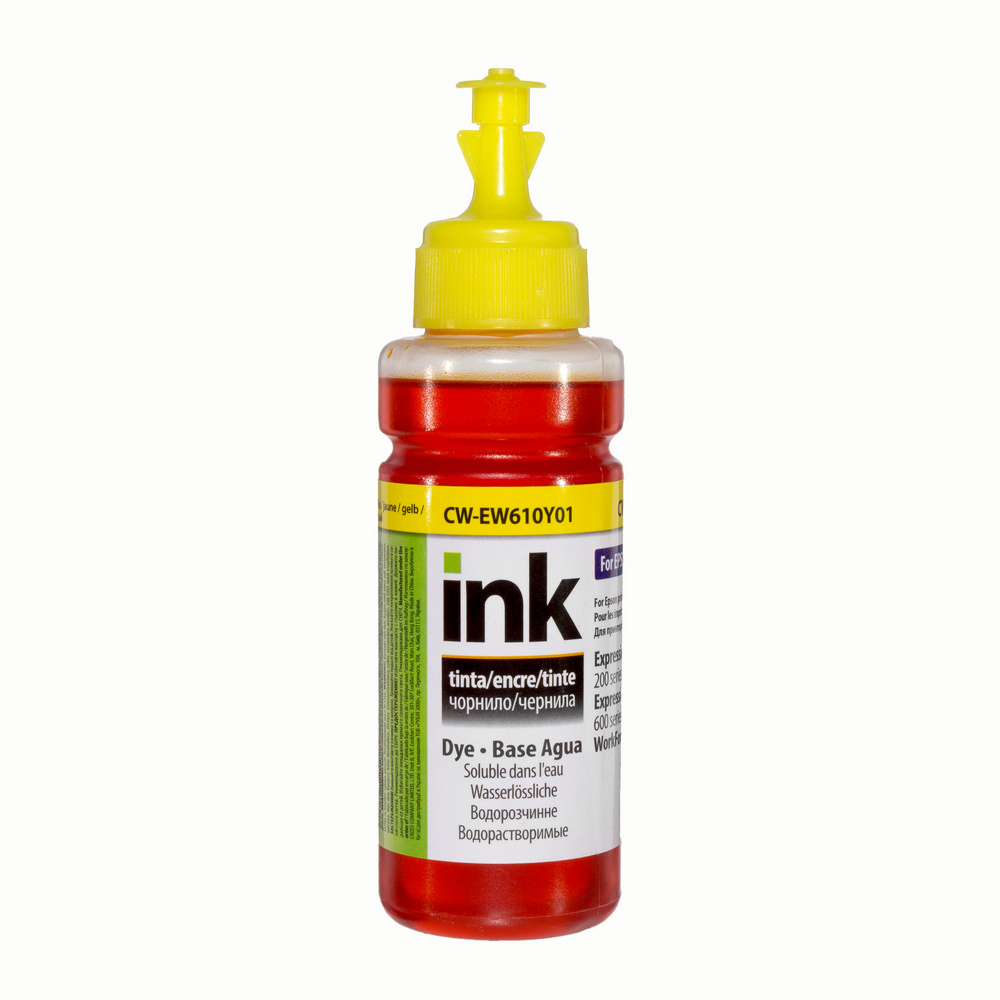 Чорнило ColorWay Epson XP103/600/EW610Y 100мл yellow — фото товару | Канцелярський Сад