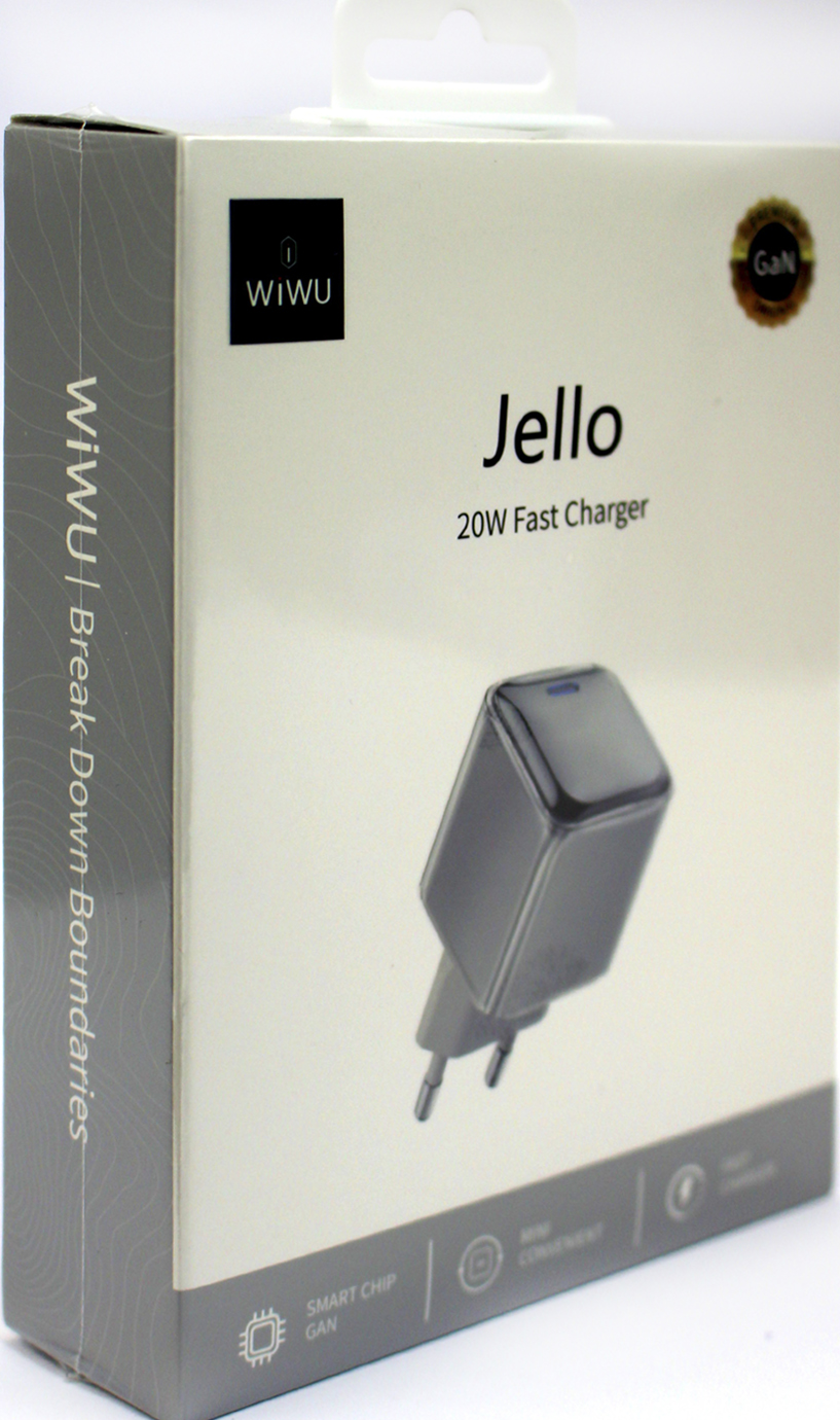 Зарядний прист. WIWU №Wi-U030 Type-C 3A 20W Jello GaN Fast Charger шв.зар.titanium/Breidon — фото 3