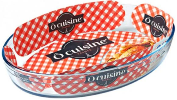 Форма для запікання "O Cuisine" 25х17см скло овал №222BC00/1046/62545(6) — фото товару | Канцелярський Сад