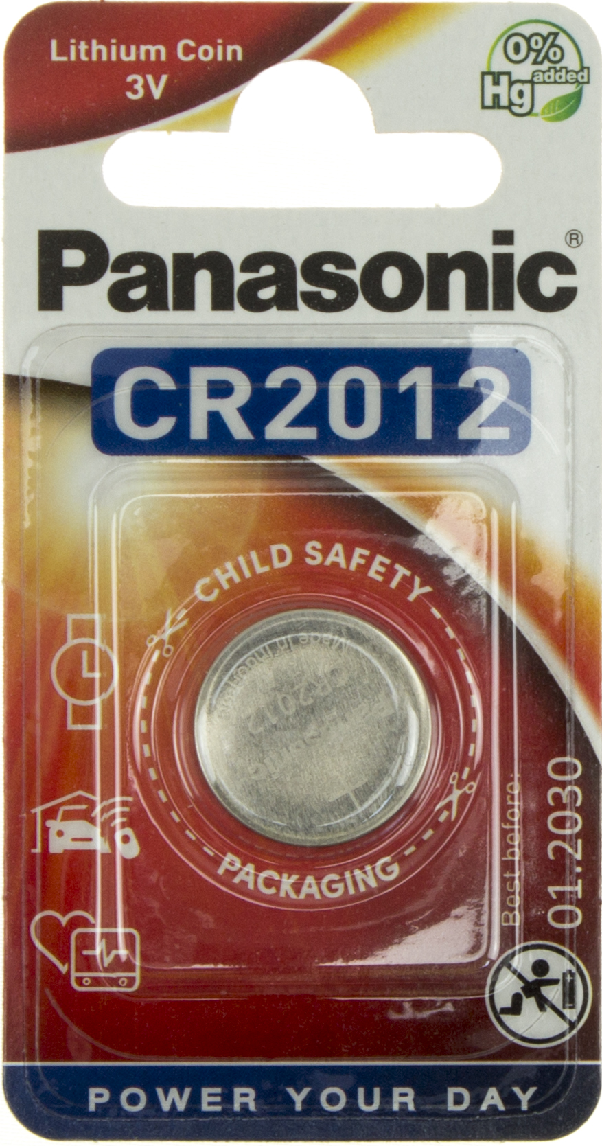 Батарейка Panasonic CR-2012/1bl 3V lithium — фото товару | Канцелярський Сад