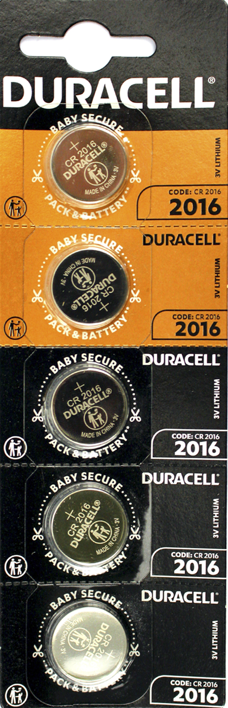 Батарейка Duracell CR2016/5bl(10)/1/ — купити | Канцелярський Сад
